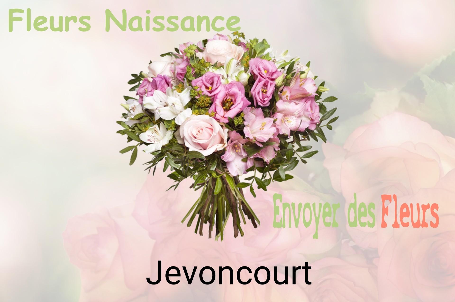 Bouquet de fleurs de naissance livré à Jevoncourt